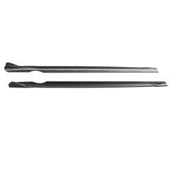 Carbonteile Tuning Sideskirts Seitenschweller Ansätze ABS schwarz glänzend passend für Mercedes Benz A Klasse W177 V177 A45 A...