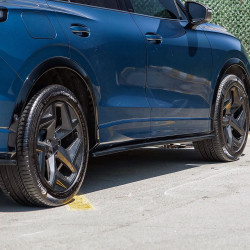 Carbonteile Tuning Sideskirts Seitenschweller Ansätze ABS schwarz glänzend passend für Volkswagen Tiguan Mk3 2024+ RLine - 4030