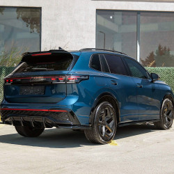 Carbonteile Tuning Sideskirts Seitenschweller Ansätze ABS schwarz glänzend passend für Volkswagen Tiguan Mk3 2024+ RLine - 4030