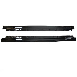 Carbonteile Tuning Sideskirts Seitenschweller Ansätze ABS schwarz glänzend passend für Volkswagen Tiguan Mk3 2024+ RLine - 4030
