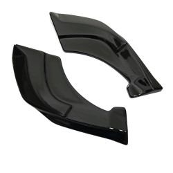 Carbonteile Tuning Hecksplitter Heckansatz Flaps Diffusor ABS schwarz glänzend passend für Volkswagen Tiguan Mk3 2024+ RLine ...