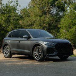 Carbonteile Tuning Seitenschwelleransatz Sideskirt Extension ABS passend für AUDI SQ5 + Q5 FY SLine SUV Mk2 Facelift - 4037