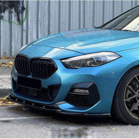 Carbonteile Tuning 2542 - Frontlippe Lippe Schwert Frontspoiler ABS Performance Glanz Schwarz passend für BMW 2er F44 M Paket