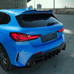Carbonteile Tuning Heckspoiler Lippe Spoiler Performance schwarz glänzend passend für BMW 1er F40 mit MPaket + M135 - 4044