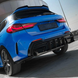 Carbonteile Tuning Heckspoiler Lippe Spoiler Performance schwarz glänzend passend für BMW 1er F40 mit MPaket + M135 - 4044
