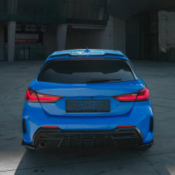 Carbonteile Tuning Heckspoiler Lippe Spoiler Performance schwarz glänzend passend für BMW 1er F40 mit MPaket + M135 - 4044