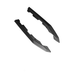 Carbonteile Tuning Hecksplitter Heckansatz Flaps Diffusor seitlich ABS schwarz glänzend passend für BMW 4er G26 Gran Coupe - ...