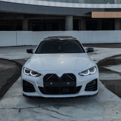 Carbonteile Tuning Frontlippe Lippe Schwert Frontspoiler Spoiler ABS Glanz für BMW 4er G26 Gran Coupe - 4051