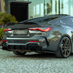 Carbonteile Tuning Heckspoiler Lippe Spoiler Performance schwarz glänzend passend für BMW 4er G22 + M4 G82 Coupe - 4054
