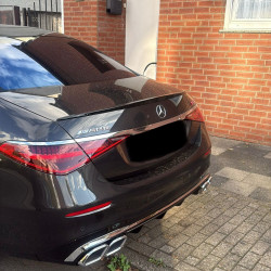 Carbonteile Tuning Heckspoiler Spoiler Lippe ABS Glanz Schwarz für Mercedes Benz S Klasse W223 - 2870