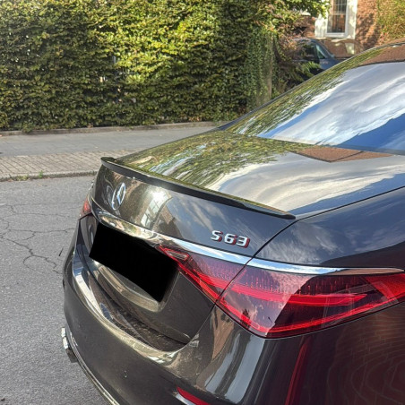 Carbonteile Tuning Heckspoiler Spoiler Lippe ABS Glanz Schwarz für Mercedes Benz S Klasse W223 - 2870