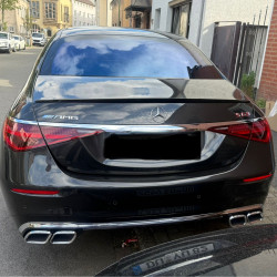 Carbonteile Tuning Heckspoiler Spoiler Lippe ABS Glanz Schwarz für Mercedes Benz S Klasse W223 - 2870