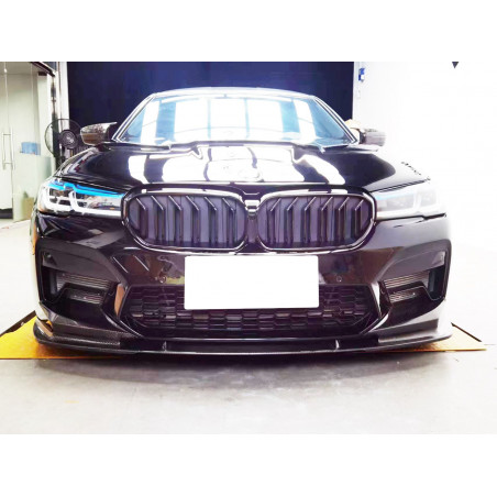 Carbonteile Tuning Frontaufsatz Frontlippe Spoiler Schwert V3 Vollcarbon passend für BMW F90 M5 Facelift - 4061