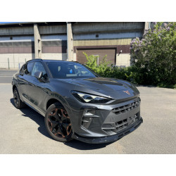 Carbonteile Tuning Frontlippe Spoiler Schwert ABS Schwarz Glänzend passend für Cupra Terramar - 4070