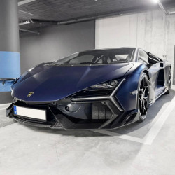 Carbonteile Tuning Frontlippe Frontspoiler Lippe Spoiler Schwert Vollcarbon Carbon passend für Lamborghini Revuelto - 4071