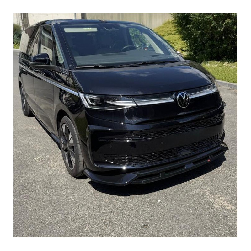 Carbonteile Tuning Frontlippe Lippe Schwert Frontspoiler Spoiler ABS Glanz Schwarz passend für Volkswagen T7 Transporter- 4072