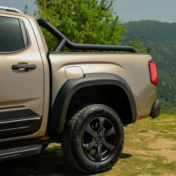 Carbonteile Tuning Kotflügelverbreiterung Ansatz ABS Matt für Volkswagen VW Amarok 2022+ - 4073