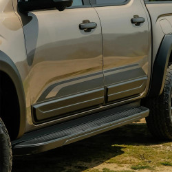 Carbonteile Tuning Türverkleidung Tür Verkleidung Karosserie ABS Matt Schwarz passend für Volkswagen VW Amarok 2022+ - 4074