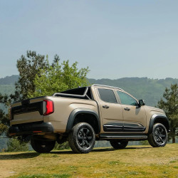 Carbonteile Tuning Türverkleidung Tür Verkleidung Karosserie ABS Matt Schwarz passend für Volkswagen VW Amarok 2022+ - 4074