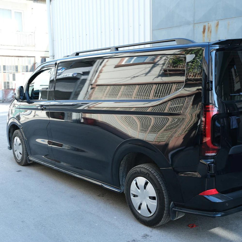 Carbonteile Tuning Radlauf Schutz Kotflügel Verbreiterungen ABS Matt passend für Volkswagen Transporter T7 lang - 4080