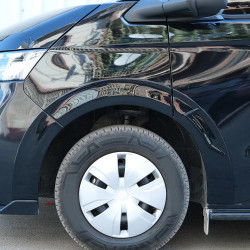 Carbonteile Tuning Radlauf Schutz Kotflügel Verbreiterungen ABS Matt passend für Volkswagen Transporter T7 lang - 4080