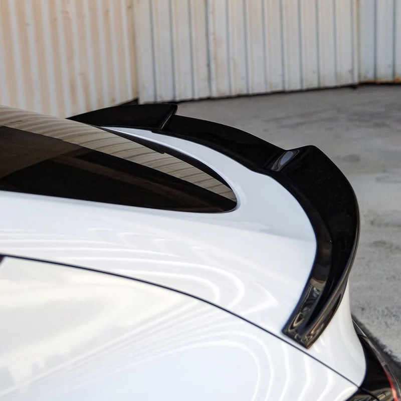 Carbonteile Tuning Heckspoiler Lippe Spoiler Flaps Aufsatz ABS Glanz Schwarz passend für Tesla Model Y - 4083