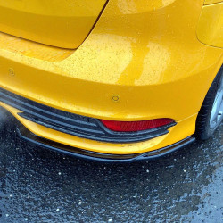 Carbonteile Tuning Diffusor Heckdiffusor Heck Ansatz Hecksplitter Flaps ABS Glanz Schwarz passend für Ford Focus ST Mk3 Facel...