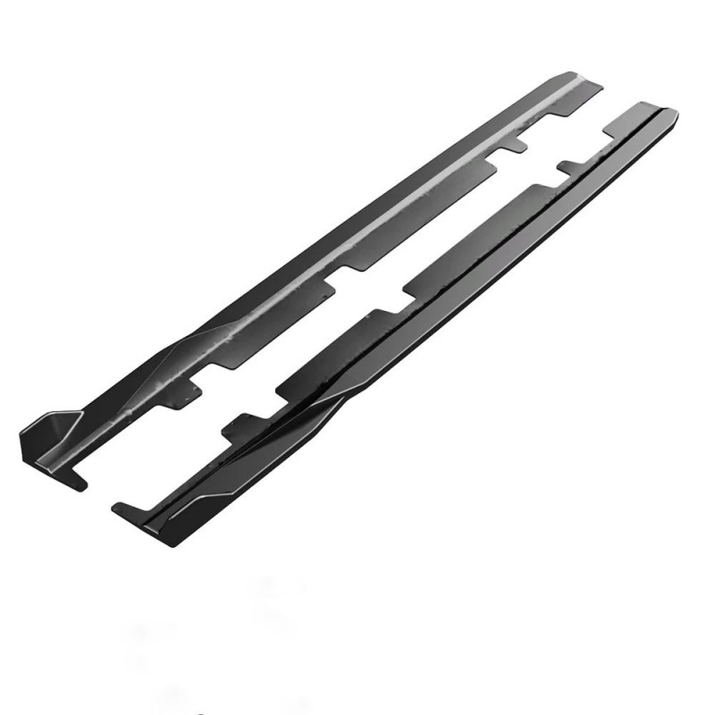 Carbonteile Tuning Sideskirts Seitenschweller Ansätze ABS schwarz glänzend passend für FORD Fiesta MK8 ST + ST-Line - 4091