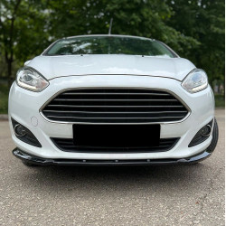 Carbonteile Tuning Frontlippe Lippe Schwert Frontspoiler Spoiler ABS Glanz Schwarz passend für FORD Fiesta MK7 Facelift - 4094