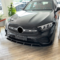 Carbonteile Tuning Frontlippe Lippe Schwert Spoiler ABS Glanz für Mercedes Benz X254 C254 GLC mit AMG Line - 4096