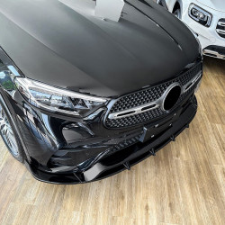 Carbonteile Tuning Frontlippe Lippe Schwert Spoiler ABS Glanz für Mercedes Benz X254 C254 GLC mit AMG Line - 4096