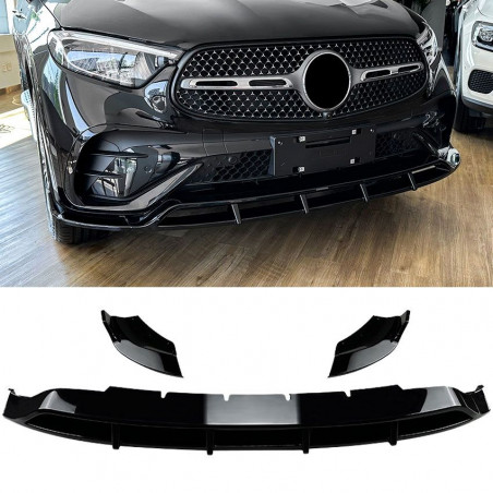 Carbonteile Tuning Frontlippe Lippe Schwert Spoiler ABS Glanz für Mercedes Benz X254 C254 GLC mit AMG Line - 4096
