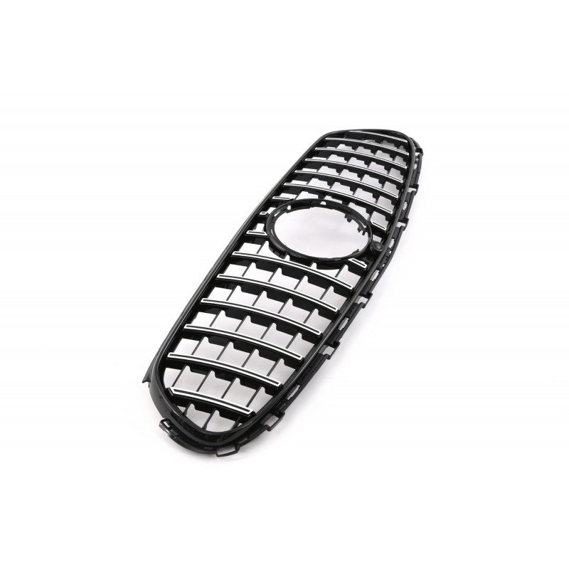 Carbonteile Tuning Kühlergrill Grill Panamericana GT chrom passend für Mercedes Benz GLC-Klasse C254 X254 W254 mit AMG-Line -...