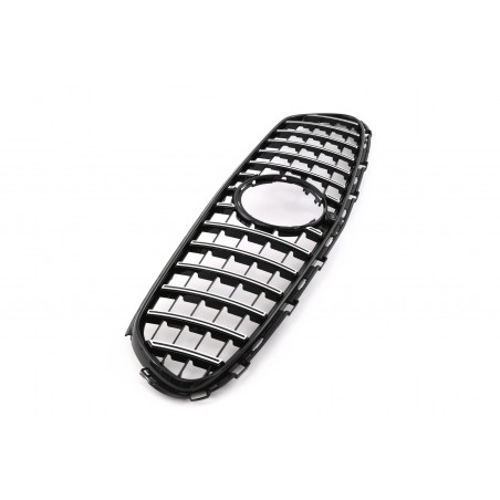 Carbonteile Tuning Kühlergrill Grill Panamericana GT chrom passend für Mercedes Benz GLC-Klasse C254 X254 W254 mit AMG-Line -...