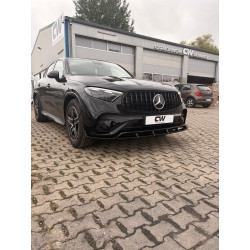 Carbonteile Tuning Frontlippe Lippe Schwert Spoiler ABS Glanz für Mercedes Benz X254 C254 GLC mit AMG Line - 4096