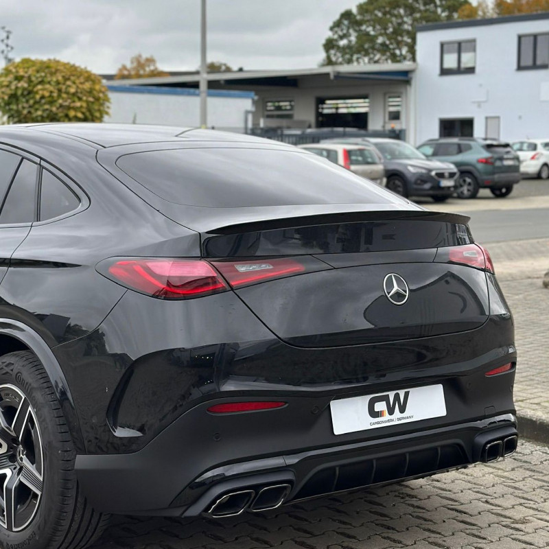Carbonteile Tuning Heckspoiler Spoiler Lippe ABS Glanz Schwarz für Mercedes Benz GLC-Klasse C254 Coupe - 4101