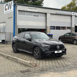 Carbonteile Tuning Frontlippe Lippe Schwert Spoiler ABS Glanz für Mercedes Benz X254 C254 GLC mit AMG Line - 4096