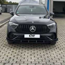 Carbonteile Tuning Frontlippe Lippe Schwert Spoiler ABS Glanz für Mercedes Benz X254 C254 GLC mit AMG Line - 4096