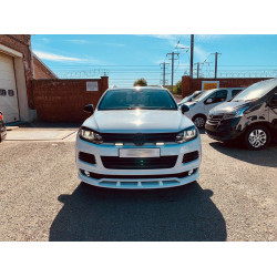 Carbonteile Tuning Frontlippe Lippe Schwert Frontspoiler Spoiler GFK unlackiert passend für Volkswagen Touareg 7P R Line - 4104