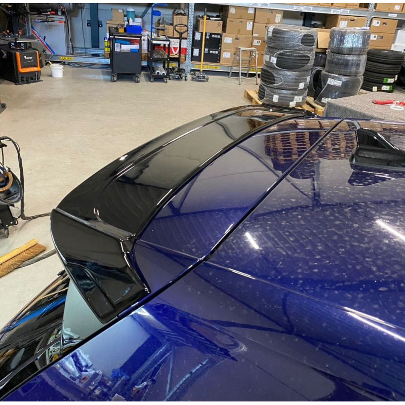 Carbonteile Tuning 2689 - Heckspoiler Lippe Spoiler ABS Glanz Schwarz Osir passend für Volkswagen Golf Mk8 R, R-Line, GTD, GT...