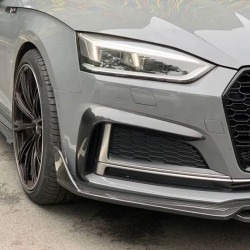 Carbonteile Tuning Canards Abdeckungen Flaps Splitter Carbon für Audi A5 F5 mit Sline + S5 F5 Vorfacelift - 4114