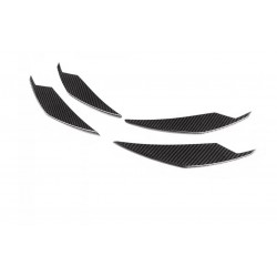 Carbonteile Tuning Zierblende Splitter Canards Front Stoßstange vorne Performance schwarz glänzend passend für BMW G82 G83 M4...