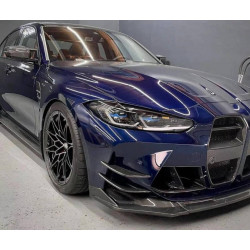 Pièces en carbone Tuning Zierblende Splitter Canards Front Stoßstange vorne Performance schwarz glänzend passend für BMW G82 ...