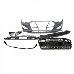 Pièces en carbone Tuning Stoßstange Vorne Front Frontstoßstange passend für Audi A6 C8 4K, S6, S-line nicht RS6 - 4120