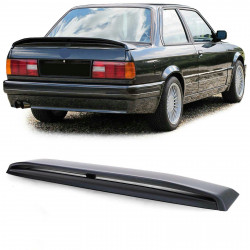Carbonteile Tuning Heckflügel Heckspoiler Spoiler Lippe Ansatz Dach ABS schwarz glänzend für BMW 3er E30 Limo Cabrio 82-93 - ...