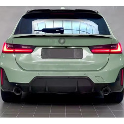 Carbonteile Tuning Heckspoiler Lippe Spoiler unten Kofferraum Performance schwarz glänzend passend für BMW 3er G21 Touring - ...
