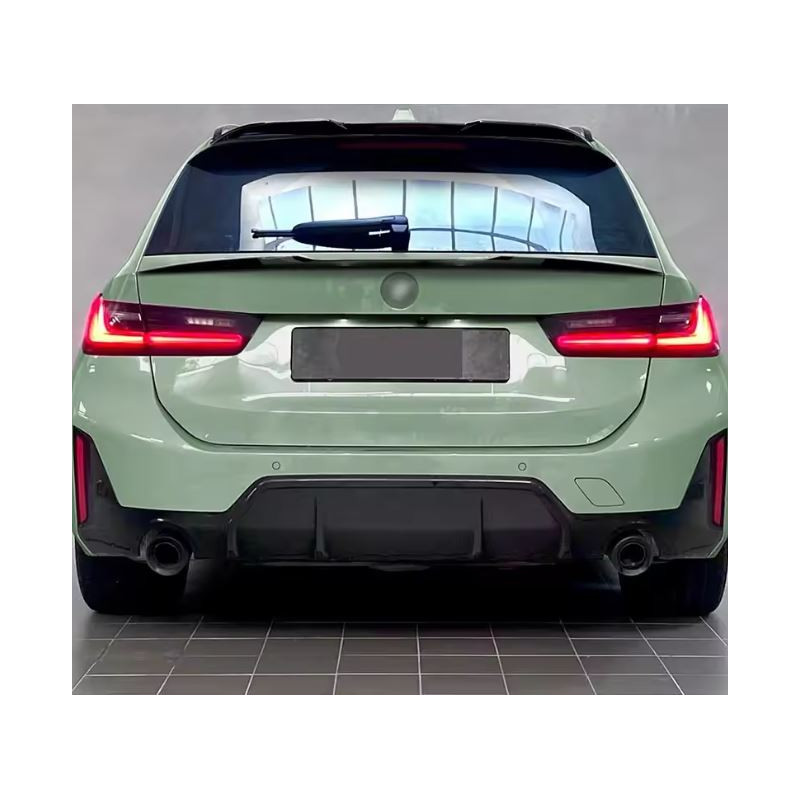 Carbonteile Tuning Heckspoiler Lippe Spoiler unten Kofferraum Performance schwarz glänzend passend für BMW 3er G21 Touring - ...