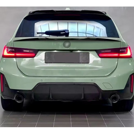 Carbonteile Tuning Heckspoiler Lippe Spoiler unten Kofferraum Performance schwarz glänzend passend für BMW 3er G21 Touring - ...