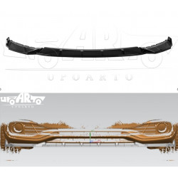 Carbonteile Tuning Frontlippe Spoiler Lippe Schwert ABS schwarz glänzend passend für BMW 4er F32 F33 F36 Standard - 4125