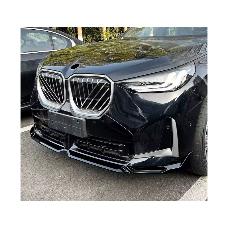 Carbonteile Tuning Frontlippe Lippe Schwert Frontspoiler Spoiler ABS Glanz für BMW X3 G45 Vorfacelift mit MPaket - 4129